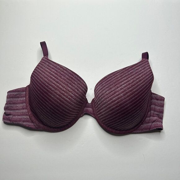 Victoria’s Secret heathered red maroon uplift semi Demi bra 38C - Picture 6 of 6